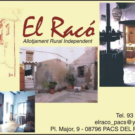 דירות Pacs del Penedes Rcp El Raco מראה חיצוני תמונה